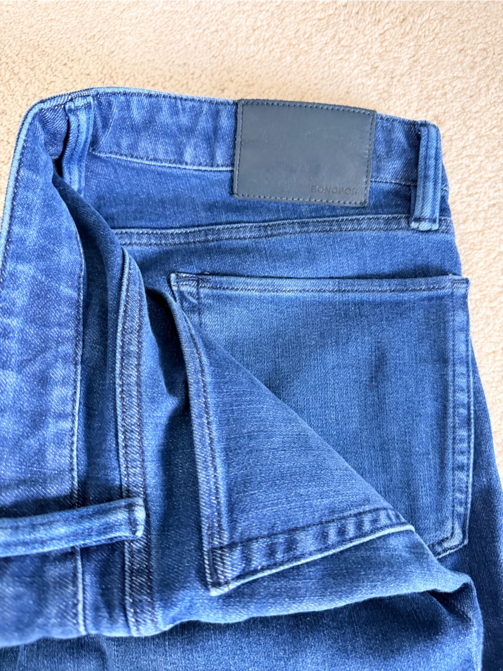 Bonobos Men's Blue Bootcut Jeans - Picture 3 of 3